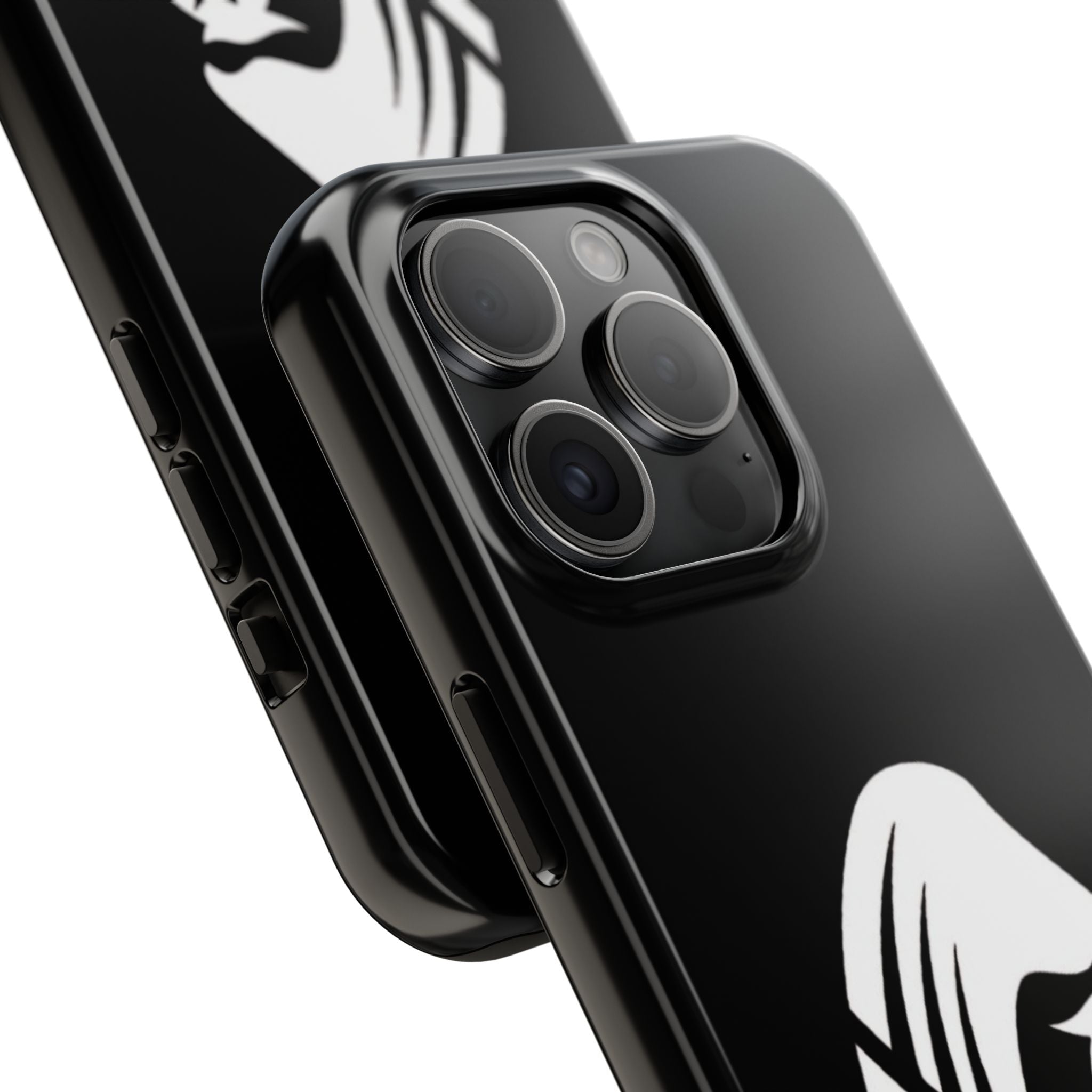 Gorilla Hood Tough Phone Case — Rugged Black Protective iPhone Cover