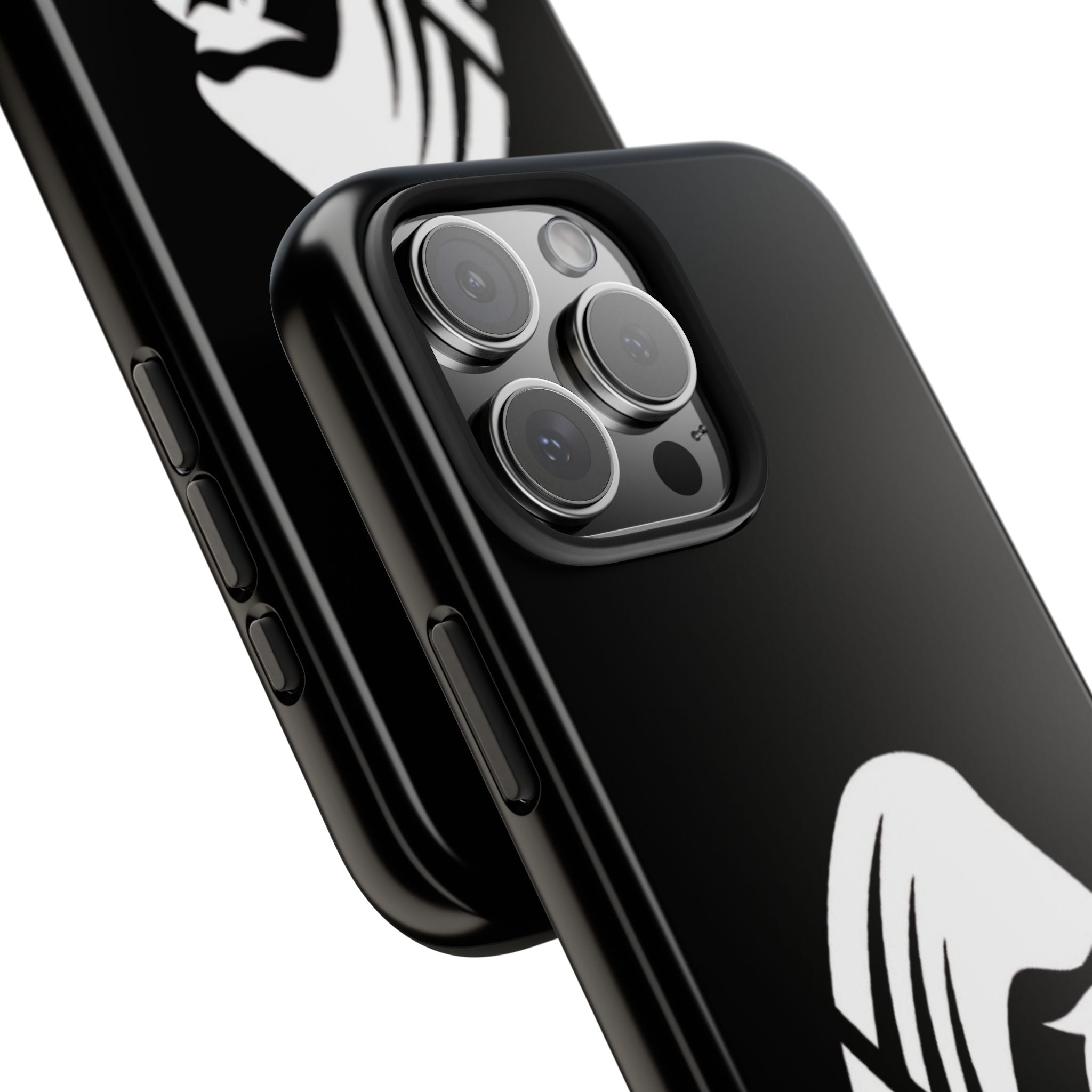 Gorilla Hood Tough Phone Case — Rugged Black Protective iPhone Cover