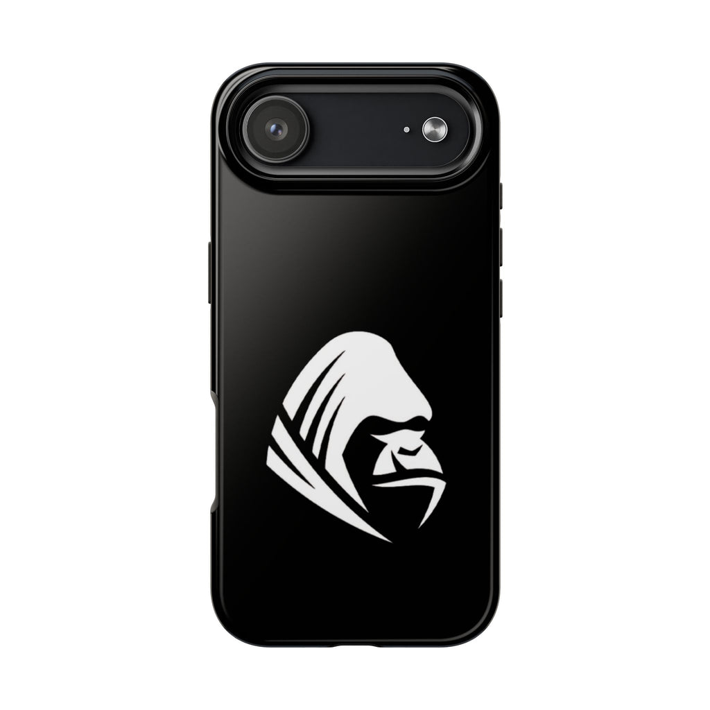 Gorilla Hood Tough Phone Case — Rugged Black Protective iPhone Cover