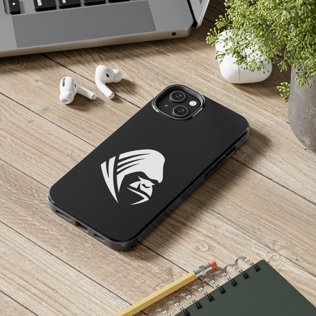 Gorilla Hood Tough Phone Case — Rugged Black Protective iPhone Cover
