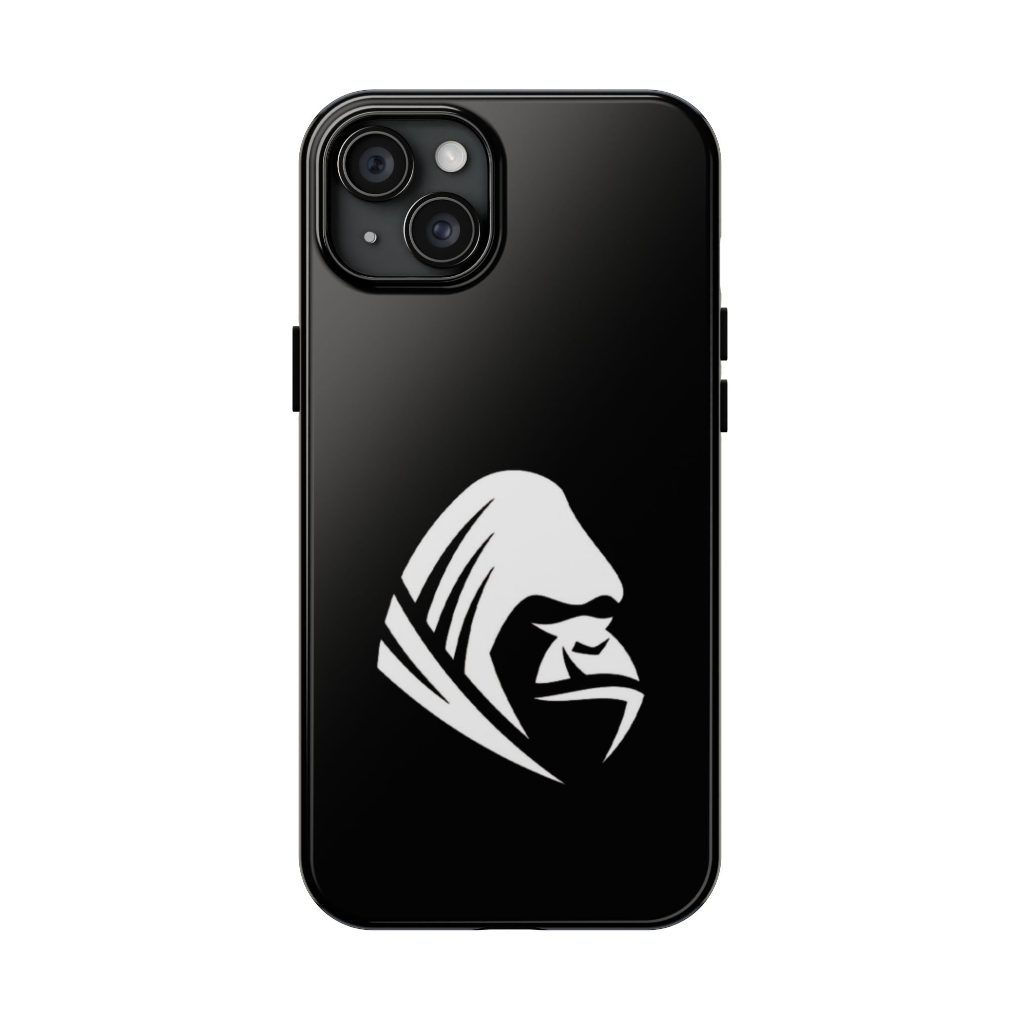 Gorilla Hood Tough Phone Case — Rugged Black Protective iPhone Cover