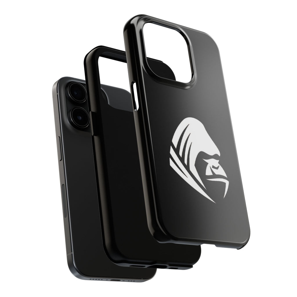 Gorilla Hood Tough Phone Case — Rugged Black Protective iPhone Cover