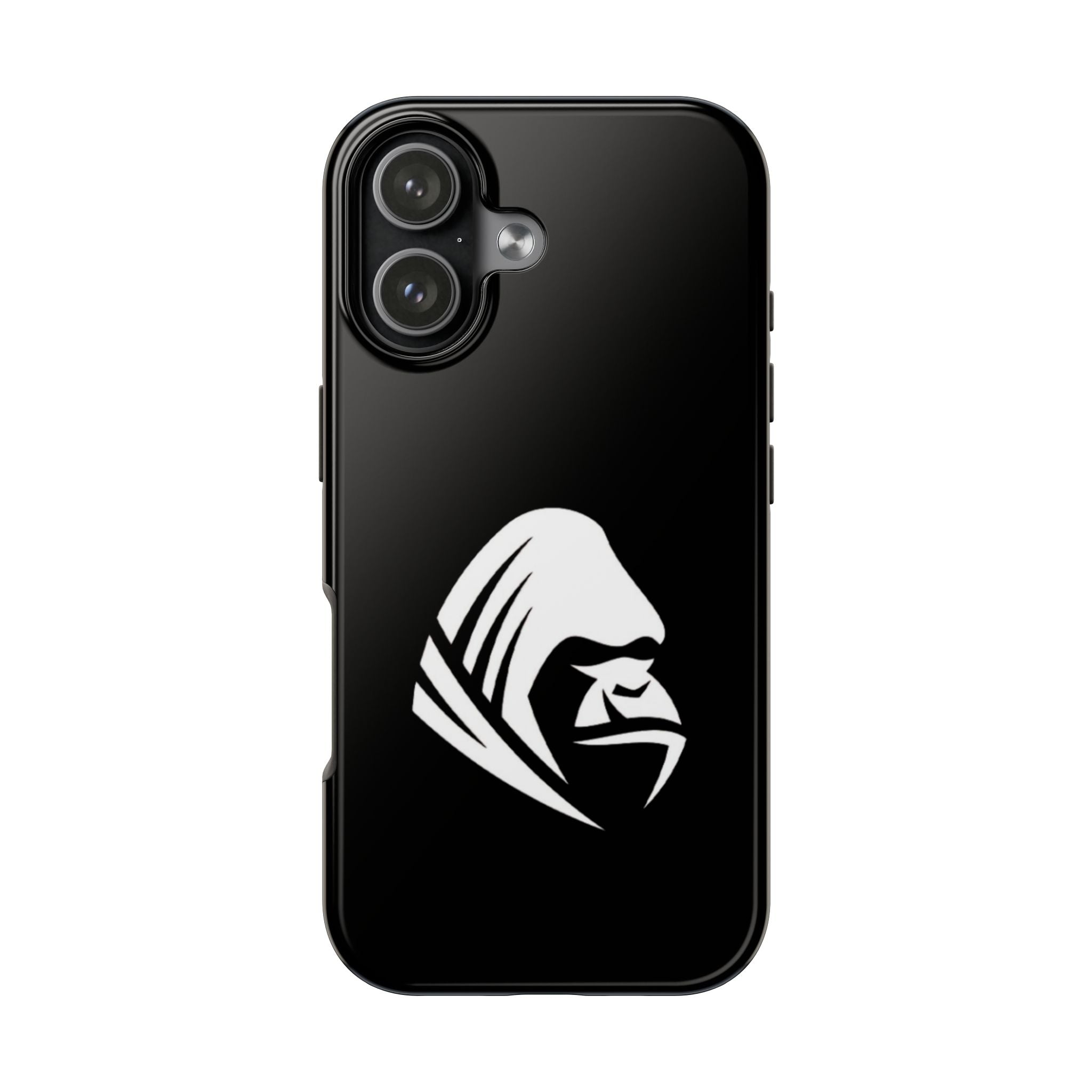 Gorilla Hood Tough Phone Case — Rugged Black Protective iPhone Cover