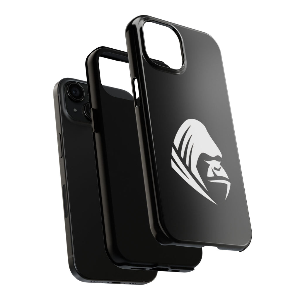 Gorilla Hood Tough Phone Case — Rugged Black Protective iPhone Cover
