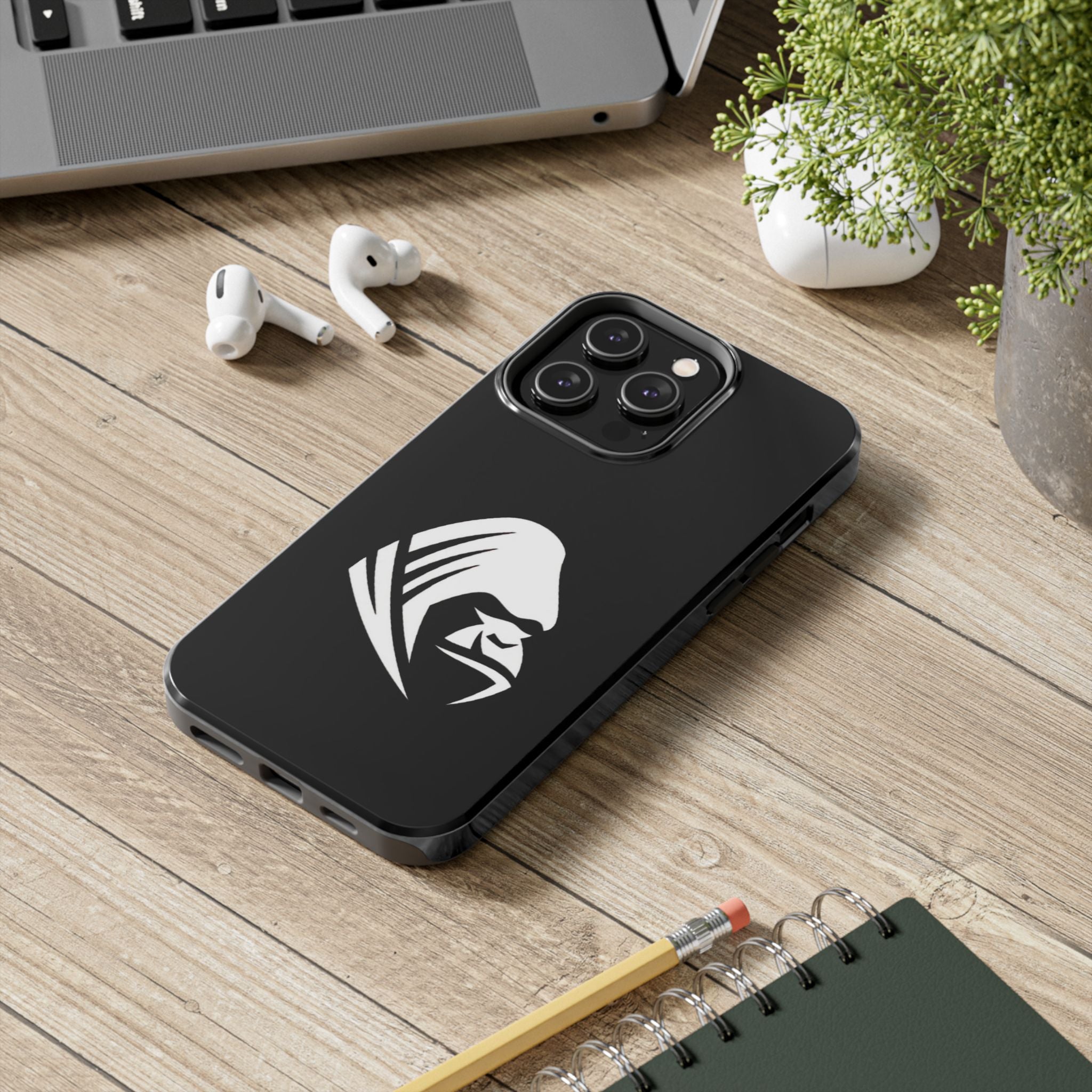 Gorilla Hood Tough Phone Case — Rugged Black Protective iPhone Cover