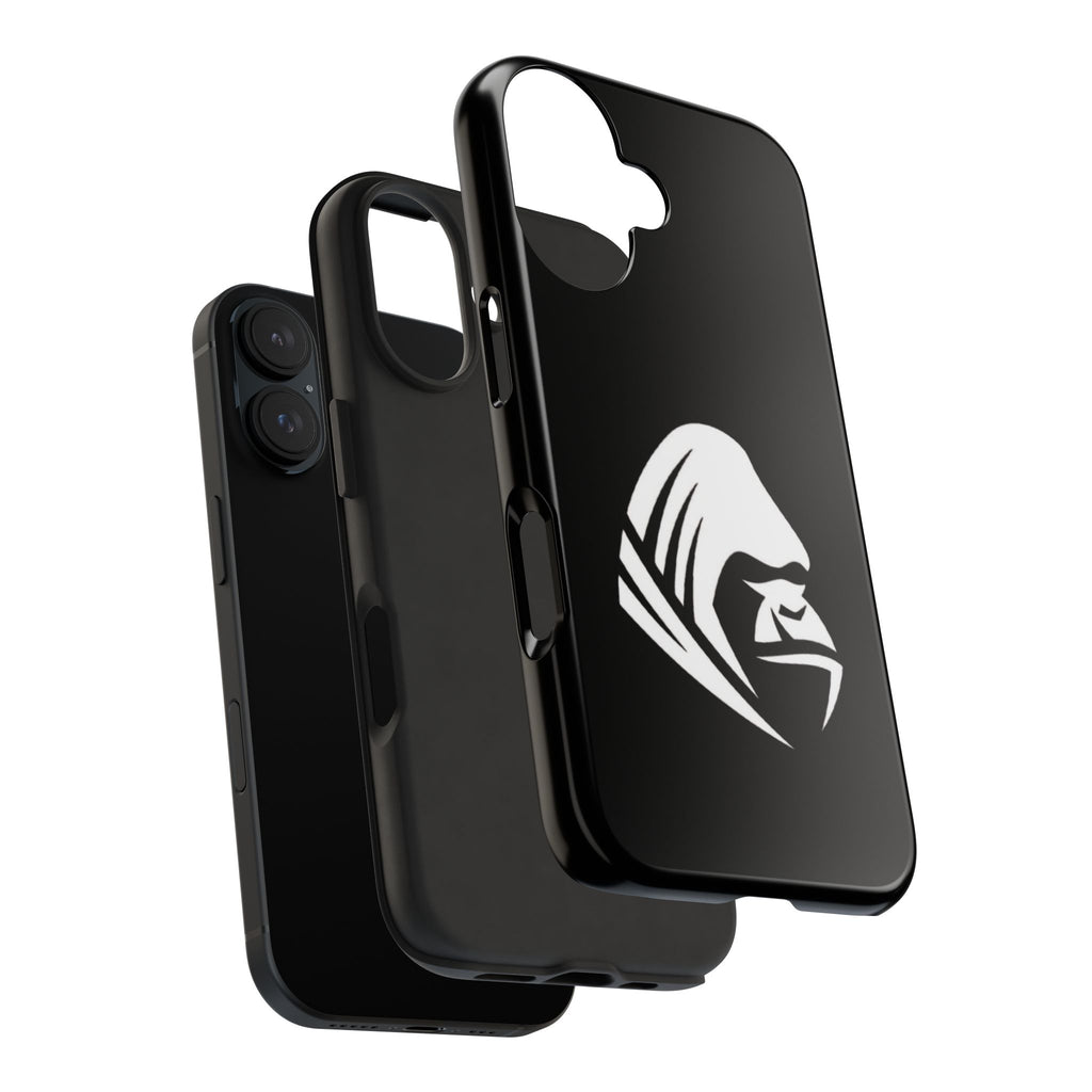 Gorilla Hood Tough Phone Case — Rugged Black Protective iPhone Cover