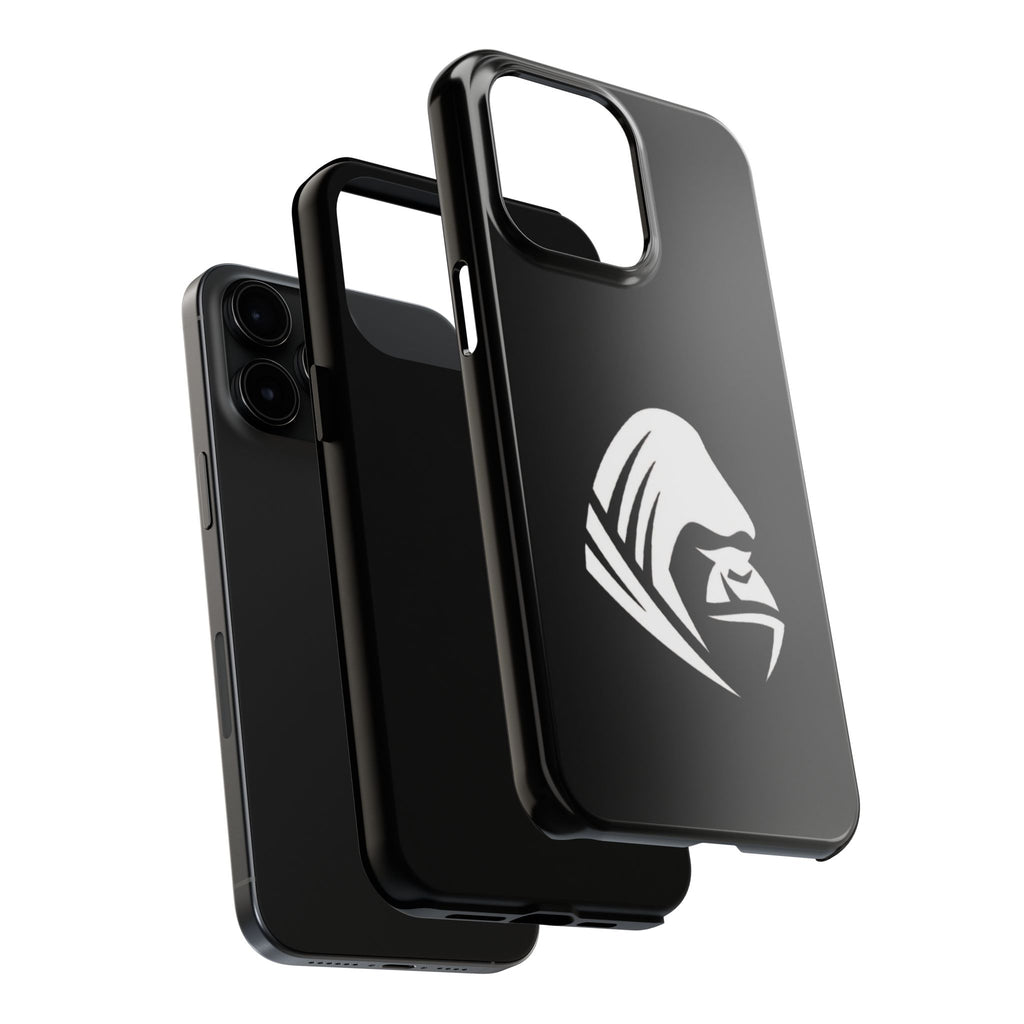 Gorilla Hood Tough Phone Case — Rugged Black Protective iPhone Cover
