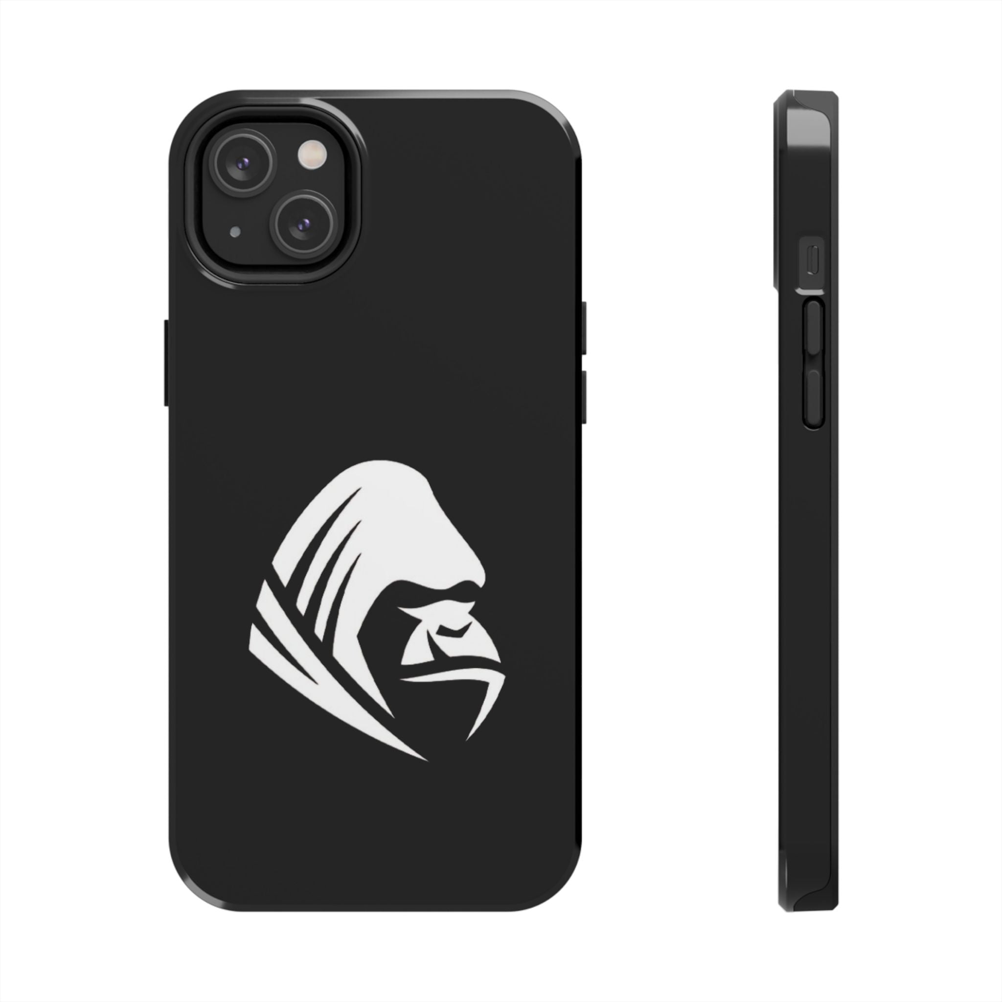 Gorilla Hood Tough Phone Case — Rugged Black Protective iPhone Cover