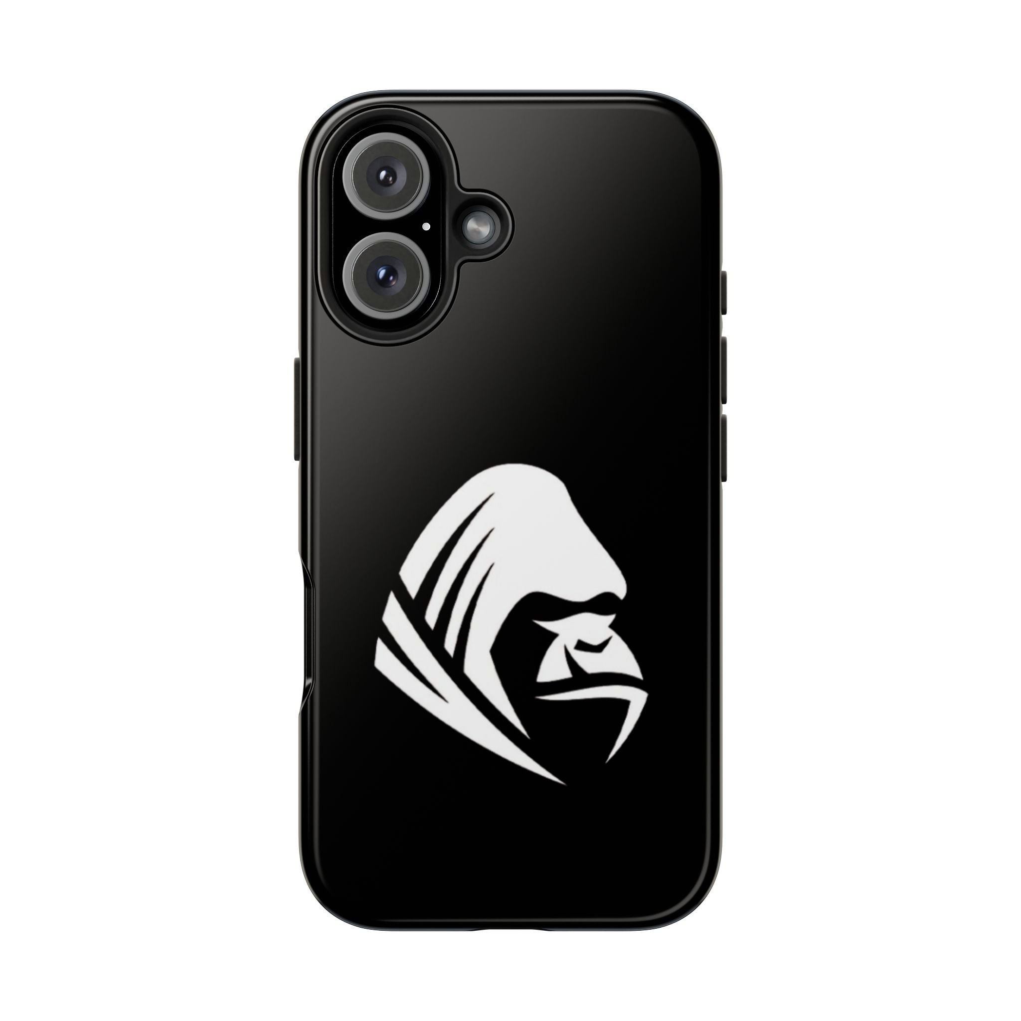 Gorilla Hood Tough Phone Case — Rugged Black Protective iPhone Cover