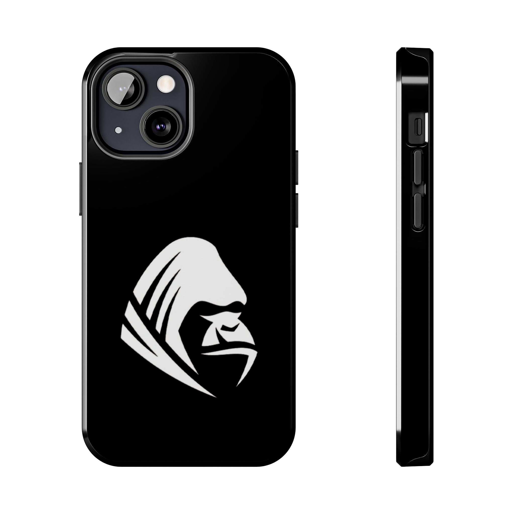 Gorilla Hood Tough Phone Case — Rugged Black Protective iPhone Cover
