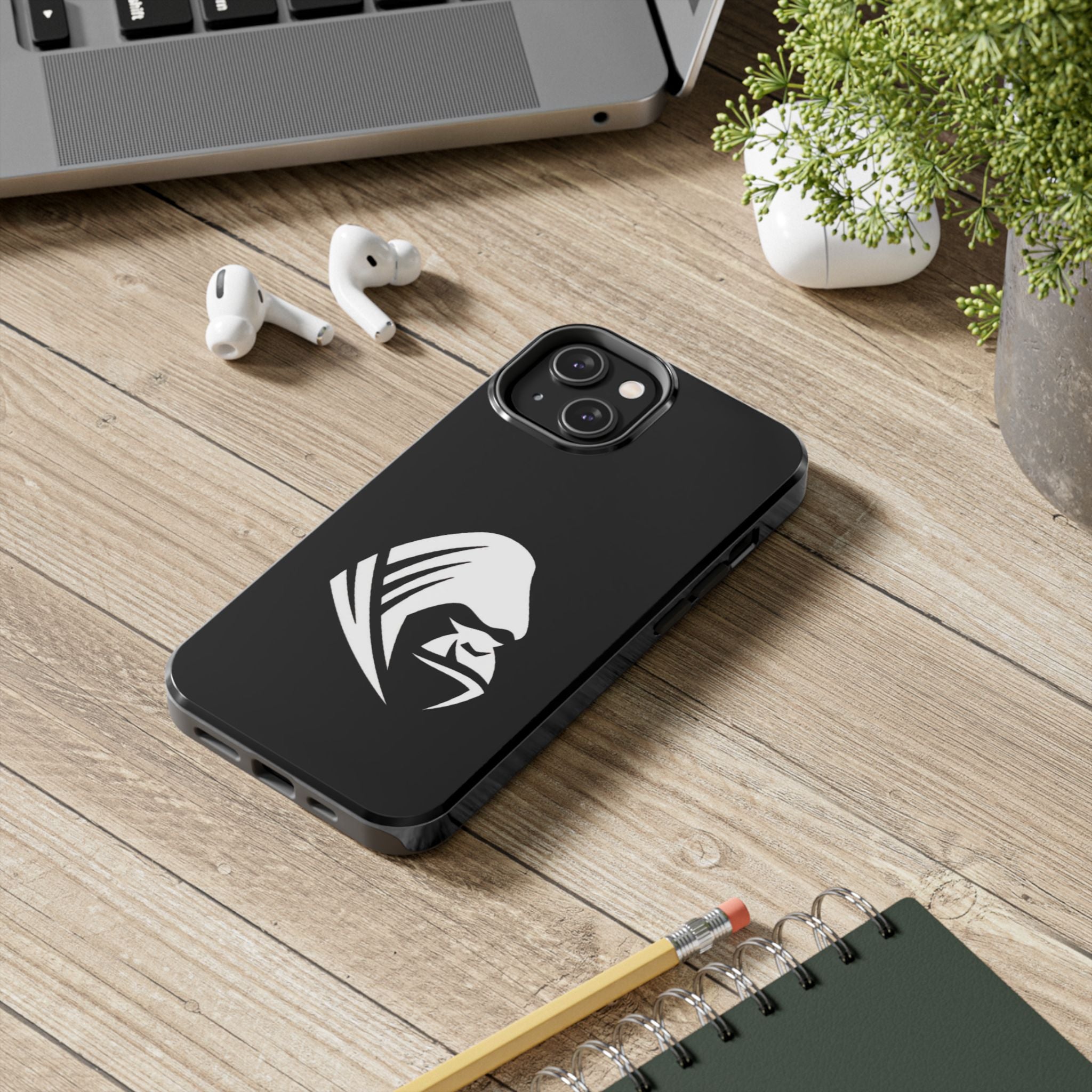 Gorilla Hood Tough Phone Case — Rugged Black Protective iPhone Cover