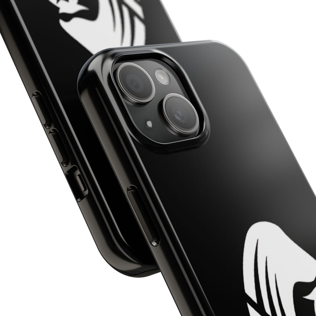 Gorilla Hood Tough Phone Case — Rugged Black Protective iPhone Cover